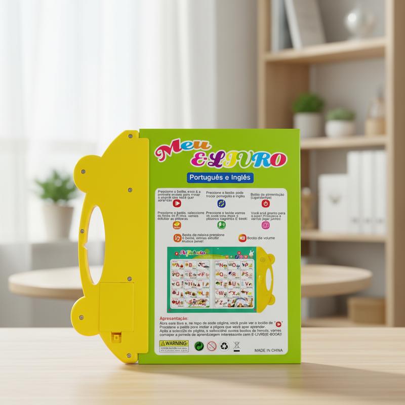 Livro Interativo Bilíngue Touch & Sound – Português / Inglês (Multitemas)