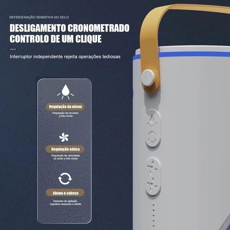 Ventilador Nebulizador 3 em 1 Sanfeng