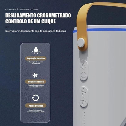 Ventilador Nebulizador 3 em 1 Sanfeng