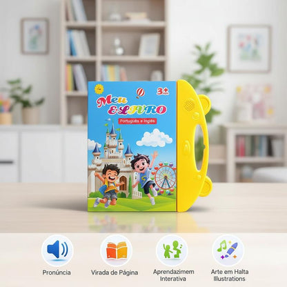 Livro Interativo Bilíngue Touch & Sound – Português / Inglês (Multitemas)