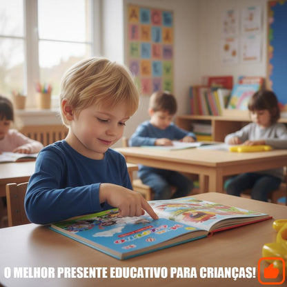 Livro Interativo Bilíngue Touch & Sound – Português / Inglês (Multitemas)