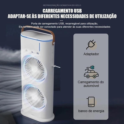 Ventilador Nebulizador 3 em 1 Sanfeng