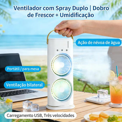Ventilador Nebulizador 3 em 1 Sanfeng