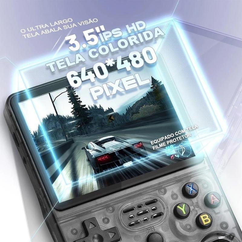 Console Portátil R36S com +15.000 Jogos