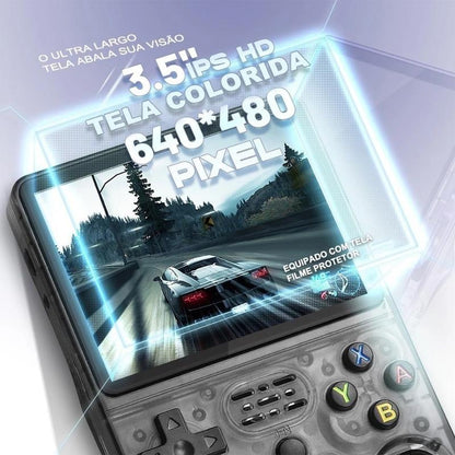 Console Portátil R36S com +15.000 Jogos