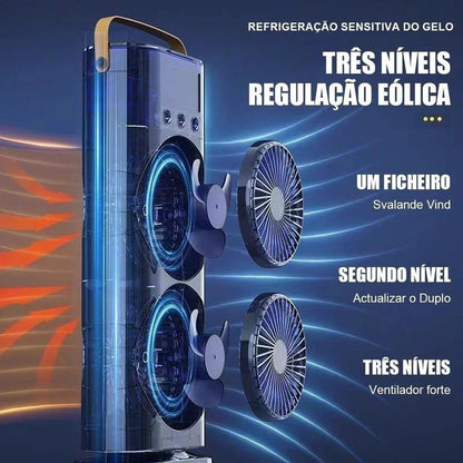 Ventilador Nebulizador 3 em 1 Sanfeng