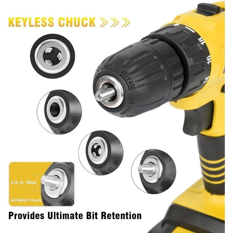 Parafusadeira Furadeira 48V 2 Baterias Com Maleta e Acessórios Completo